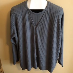 Fashion Bug Size 22/24 Vintage Gray Sweater